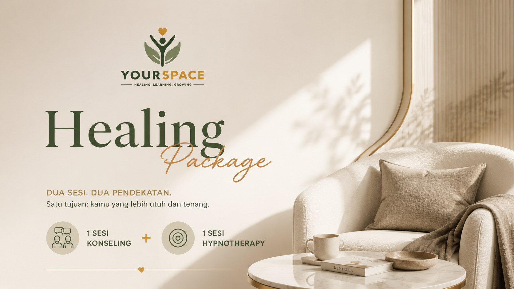Healing Package (Konseling+ Hypnotherapy)